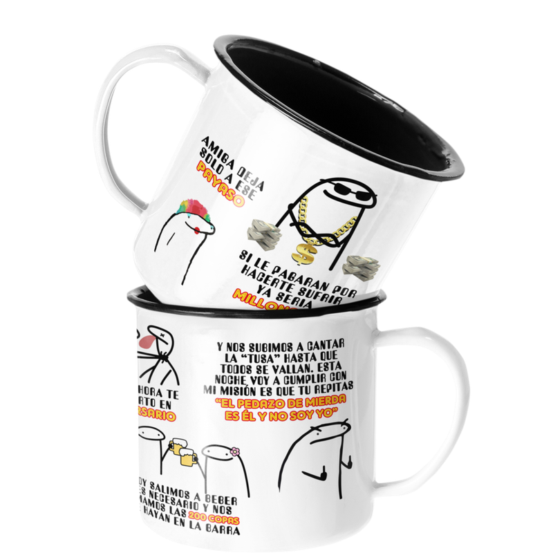 TAZA ENLOZADA LECHERA KAROL G 200 COPAS MUSICA - 1