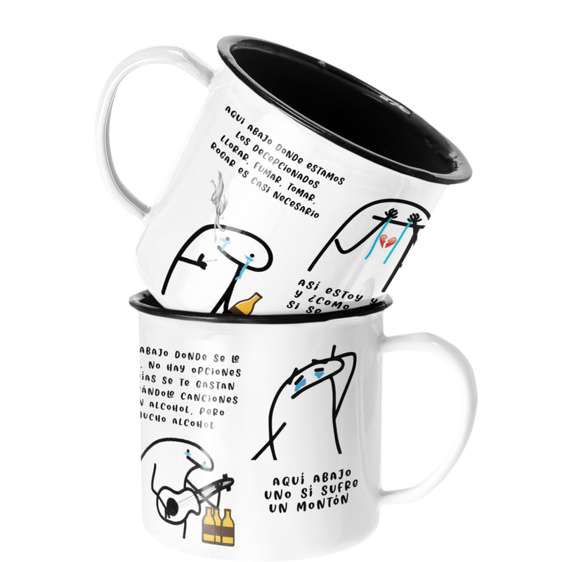 TAZA ENLOZADA LECHERA CHRISTIAN NODAL AQUÍ ABAJO - 1