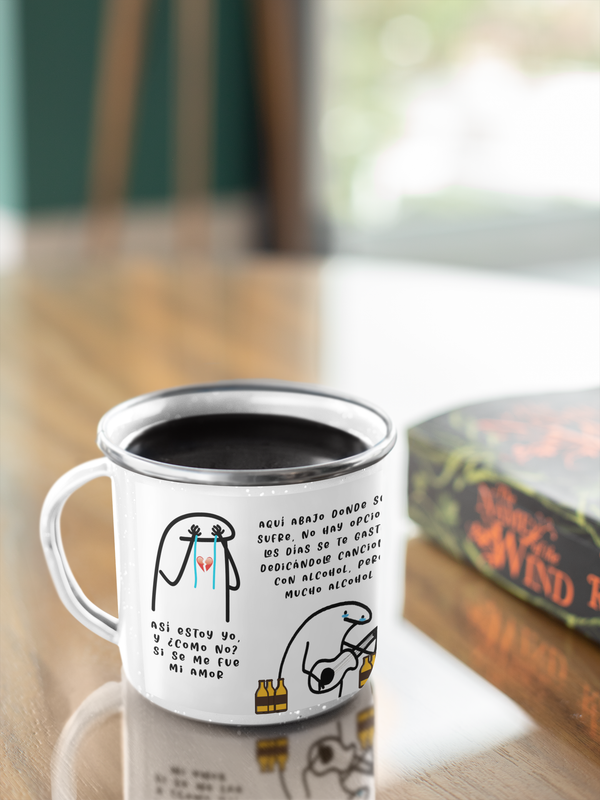 TAZA ENLOZADA LECHERA CHRISTIAN NODAL AQUÍ ABAJO - 4