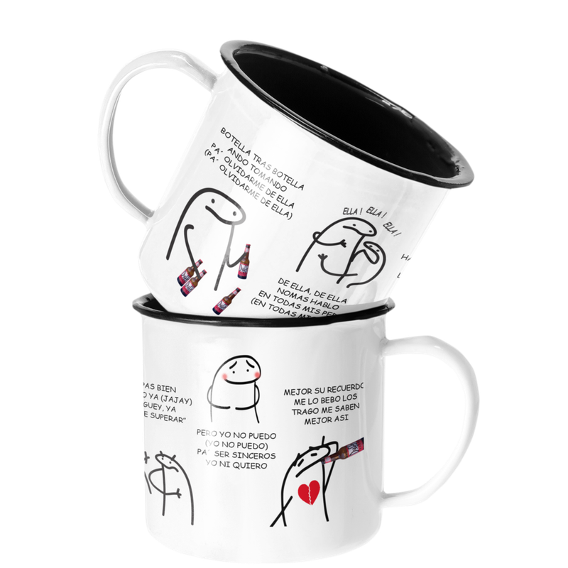 TAZA ENLOZADA LECHERA CHRISTIAN NODAL BOTELLA TRAS BOTELLA - 1