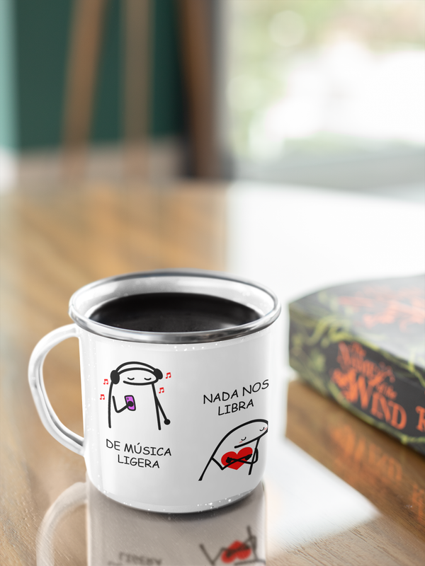 TAZA ENLOZADA LECHERA SODA STEREO DE MUSICA LIGERA - 4