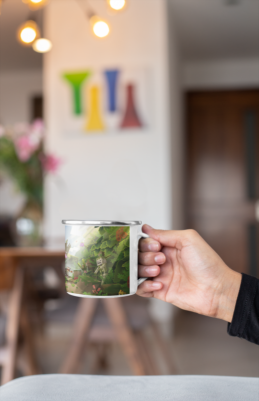 TAZA ENLOZADA LECHERA MINECRAFT VIDEOJUEGO SELVA GRUPO - 4