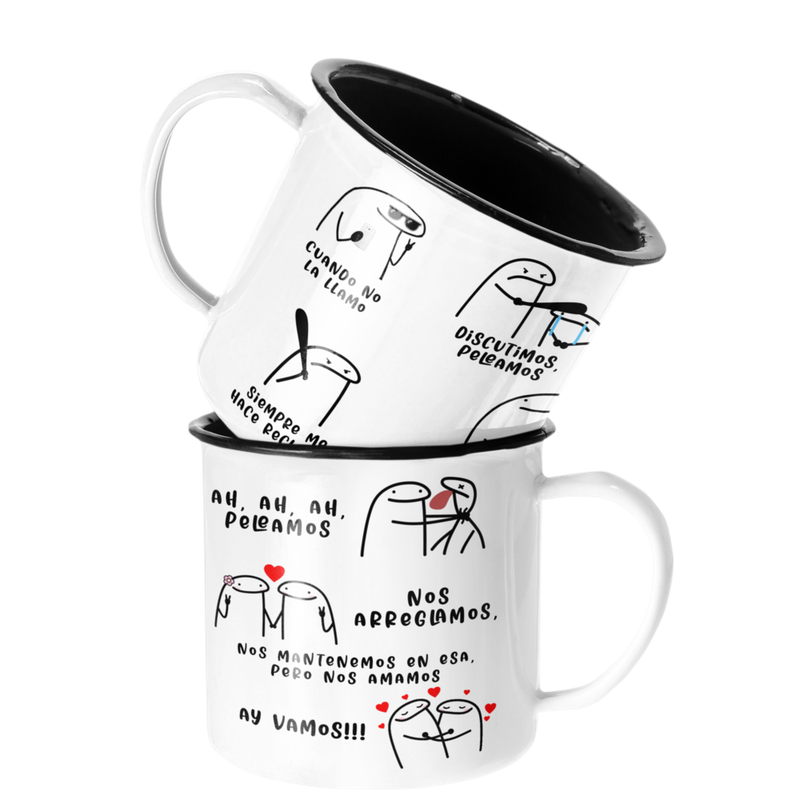 TAZA ENLOZADA LECHERA AY VAMOS JBALVIN CANCION MUSICA - 1