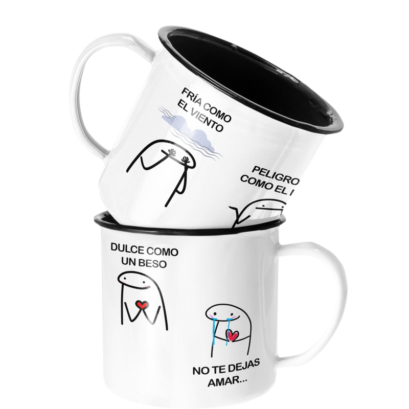 TAZA ENLOZADA LECHERA LUIS MIGUEL FRIA COMO EL VIENTO - 1