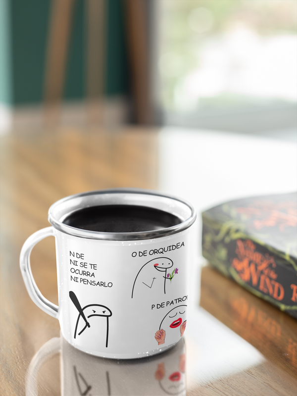 TAZA ENLOZADA LECHERA ROSALIA MOTO MAMI MUSICA - 4