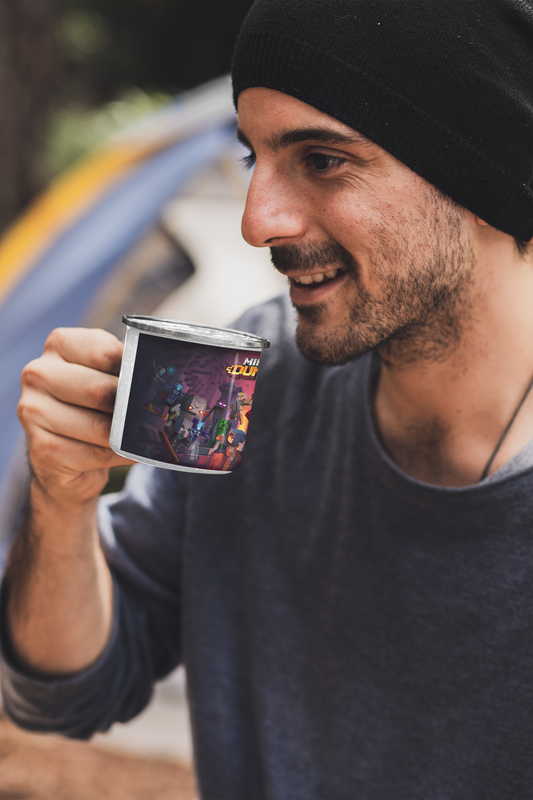 TAZA ENLOZADA LECHERA MINECRAFT VIDEOJUEGO INFIERNO DUNGEONS - 2
