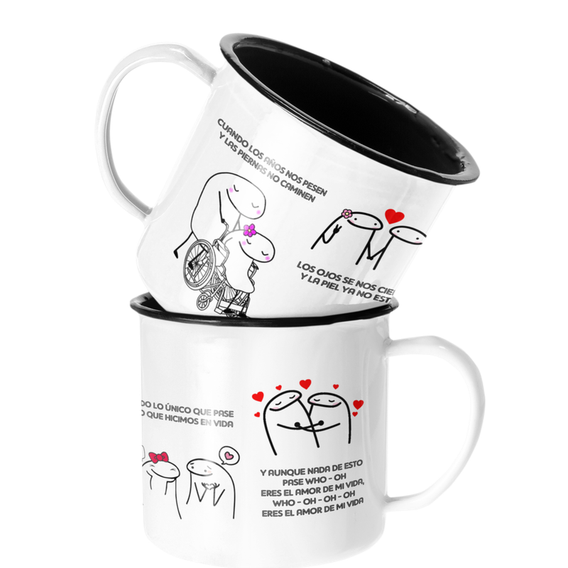 TAZA ENLOZADA LECHERA ADMV MALUMA MUSICA CANCION - 1