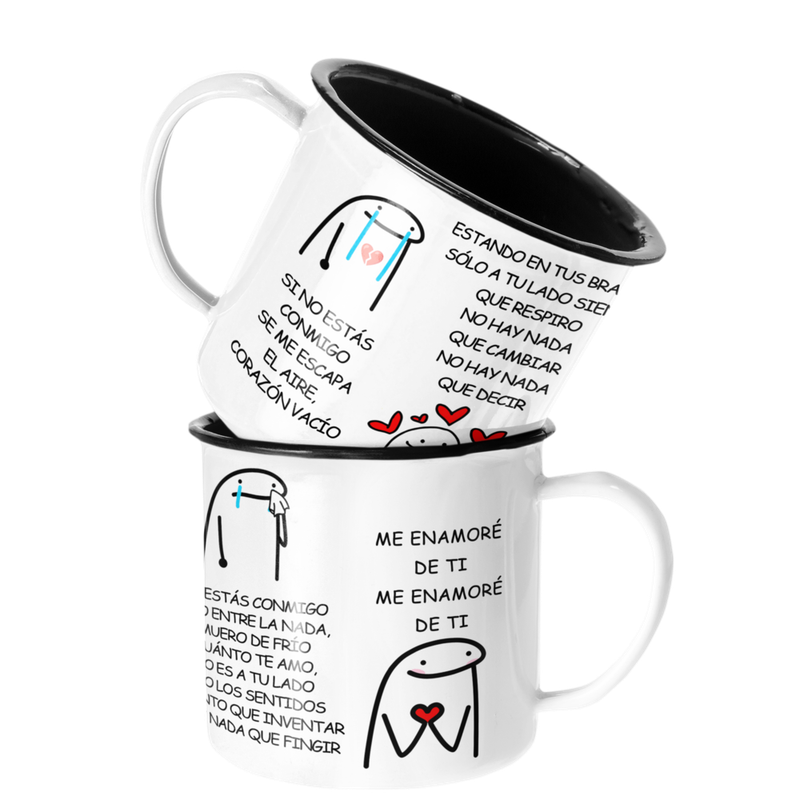 TAZA ENLOZADA LECHERA CHAYANNE ME ENAMORÉ DE TI - 1