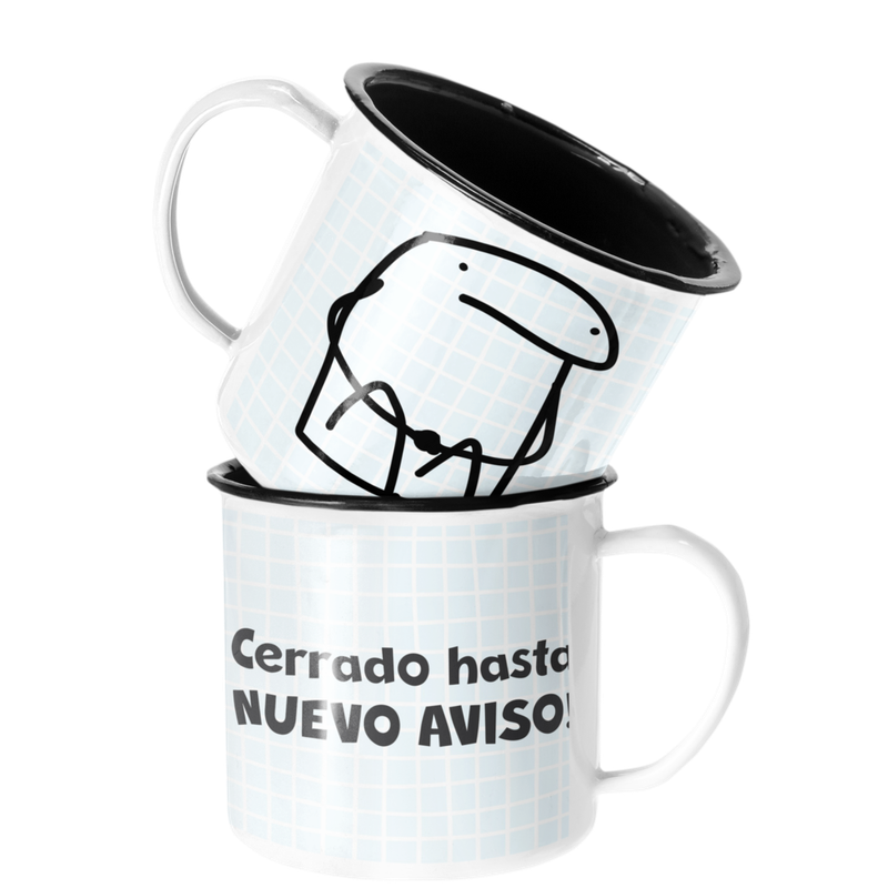 TAZA ENLOZADA LECHERA CERRADO HASTA NUEVO AVISO REGALO - 1