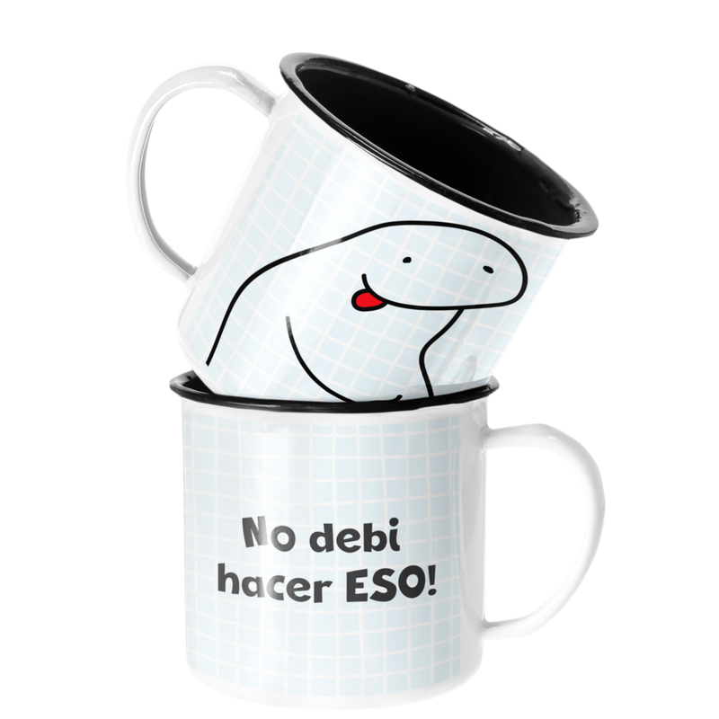 TAZA ENLOZADA LECHERA NO DEBI HACER ESO REGALO - 1