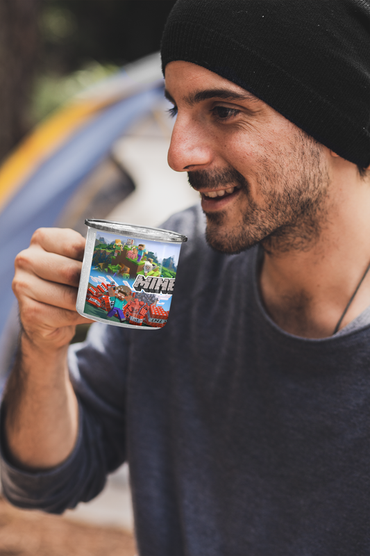 TAZA ENLOZADA LECHERA DE MINECRAFT - 2