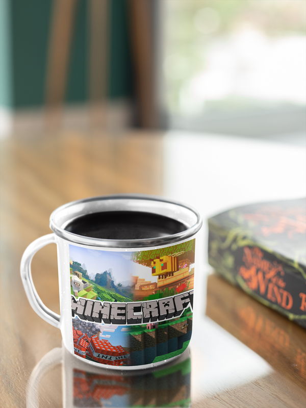 TAZA ENLOZADA LECHERA DE MINECRAFT - 4