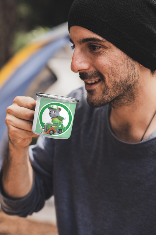 TAZA ENLOZADA LECHERA ROCKY CAMION BASURA PAW PATROL - 4