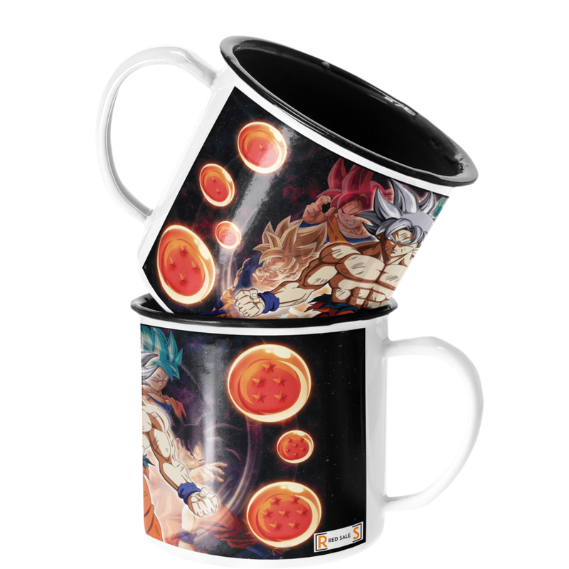 TAZA ENLOZADA LECHERA GOKU ULTRA INSTINTO DOMINADO - 1