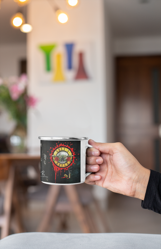 TAZA ENLOZADA LECHERA GUNS N ROSES GNFNR CANCION - 3