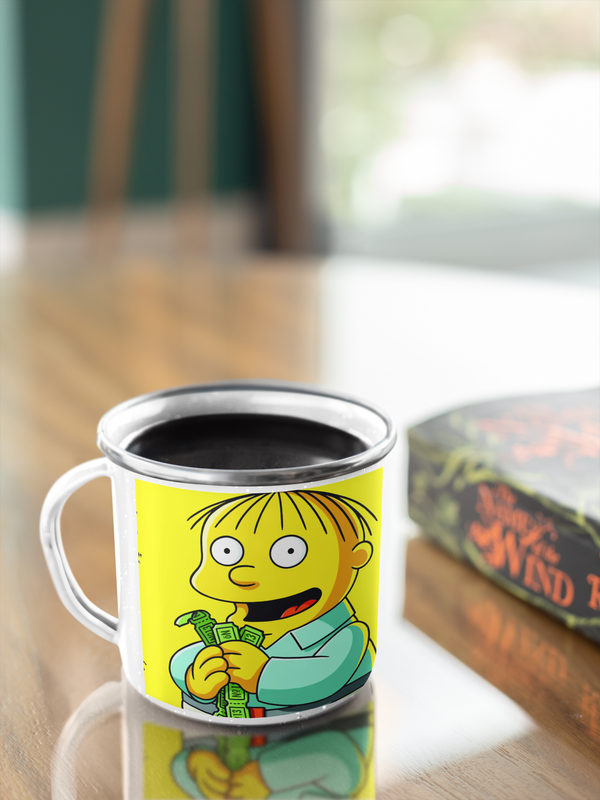 TAZA ENLOZADA LECHERA RALPH WIGGUM LOS SIMPSON DIBUJO - 2
