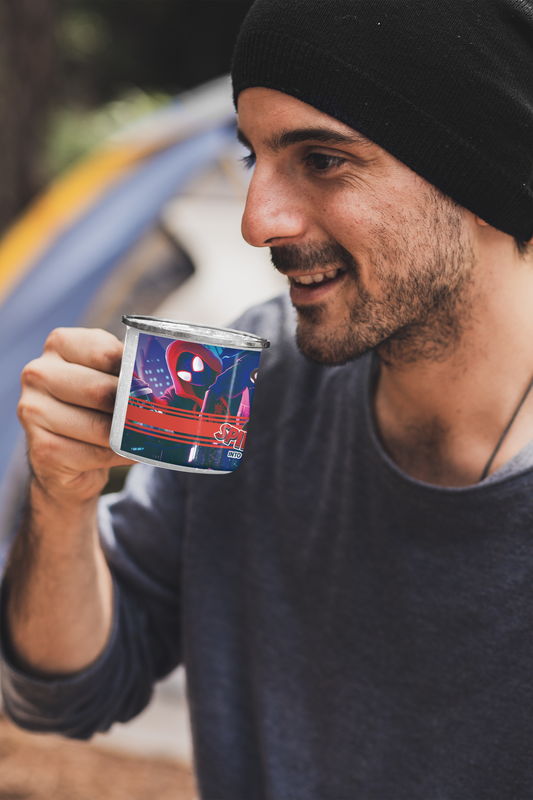TAZA ENLOZADA LECHERA MILES MORALES - 2