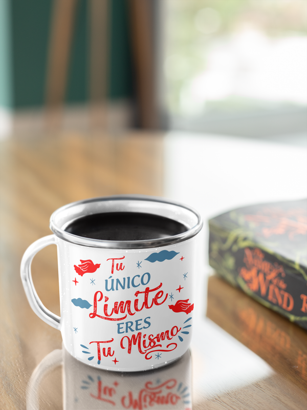TAZA ENLOZADA LECHERA TU LIMITE ERES TU MISMO MOTIVACIONAL - 2
