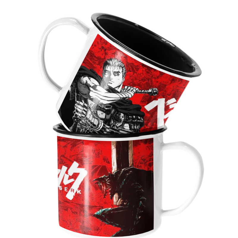 TAZA ENLOZADA LECHERA GUTS BERSERK ANIME - 1