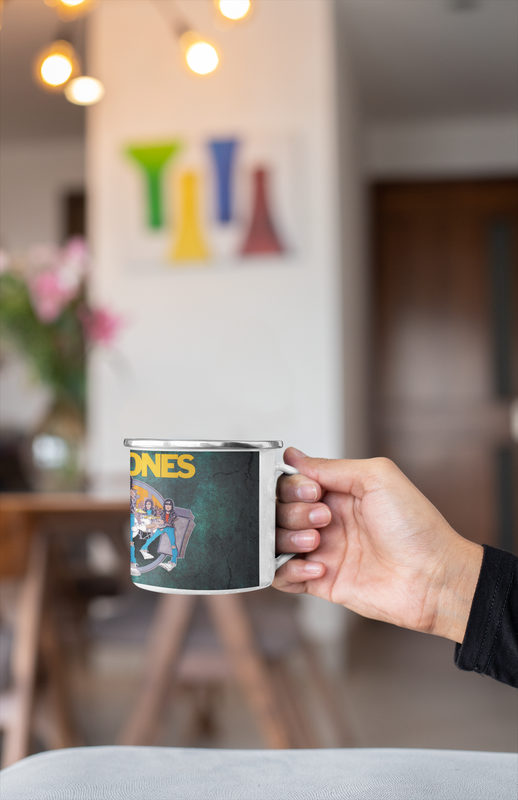 TAZA ENLOZADA LECHERA RAMONES ROAD TO RUIN - 3