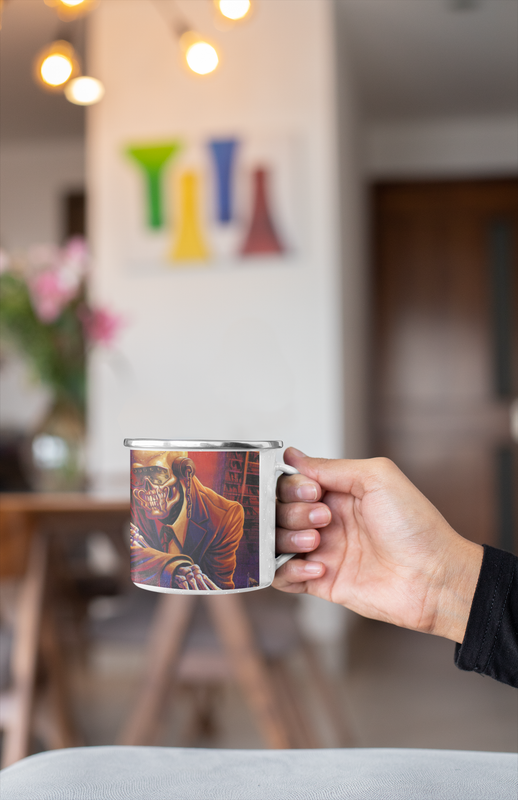 TAZA ENLOZADA LECHERA MEGADETH - 3