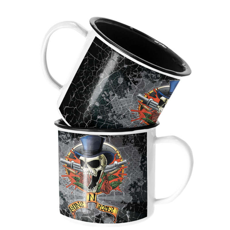 TAZA ENLOZADA LECHERA GUNS N ROSES CLASICO - 1