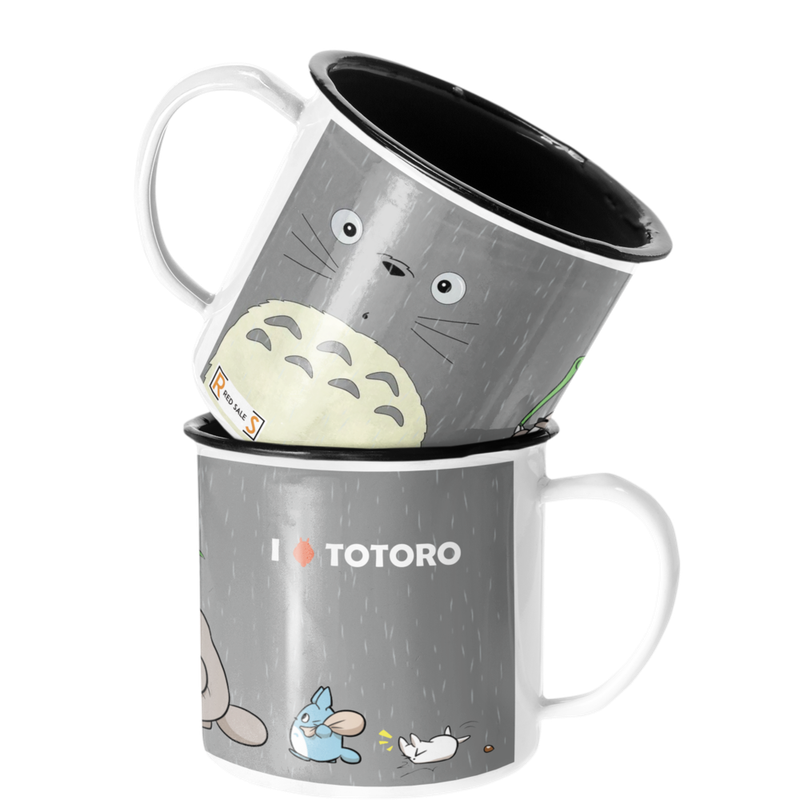 TAZA ENLOZADA LECHERA MI VECINO TOTORO STUDIOS GHIBLI - 1