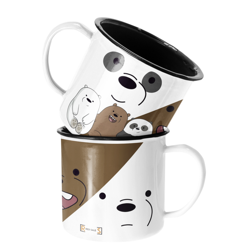 TAZA ENLOZADA LECHERA OSOS ESCANDALOSOS - 1