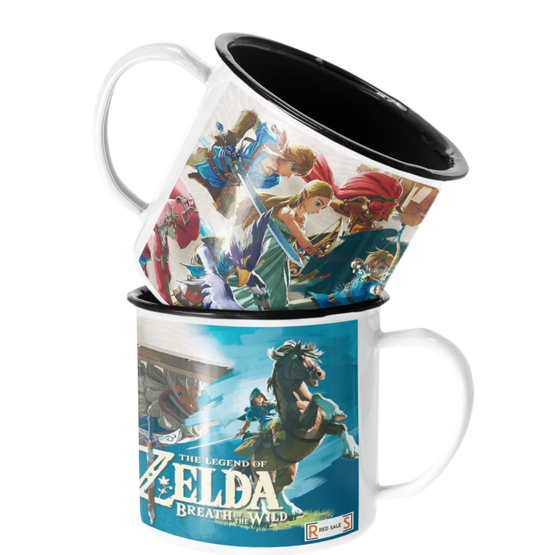 TAZA ENLOZADA LECHERA ZELDA BREATH OF THE WILD - 1