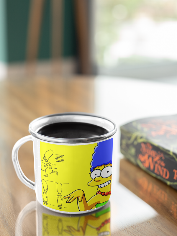 TAZA ENLOZADA LECHERA MARGE SIMPSON LOS SIMPSON - 4