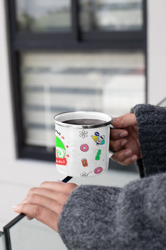 TAZA ENLOZADA LECHERA MEJOR ABUELO REGALO LOS SIMPSONS - 4