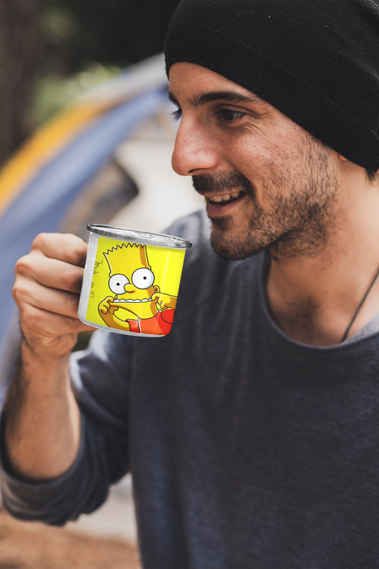 TAZA ENLOZADA LECHERA BART SIMPSON LOS SIMPSON - 3