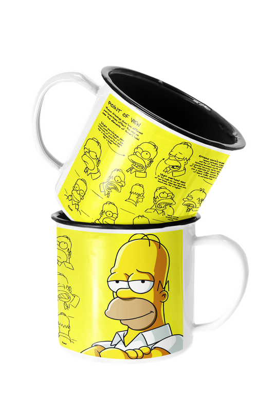 TAZA ENLOZADA LECHERA HOMERO SIMPSON LOS SIMPSON - 1