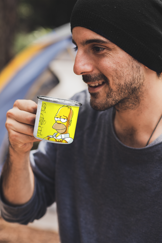 TAZA ENLOZADA LECHERA HOMERO SIMPSON LOS SIMPSON - 2
