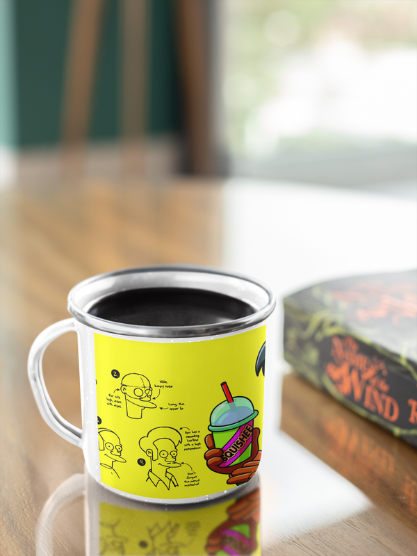 TAZA ENLOZADA LECHERA APU LOS SIMPSON - 4