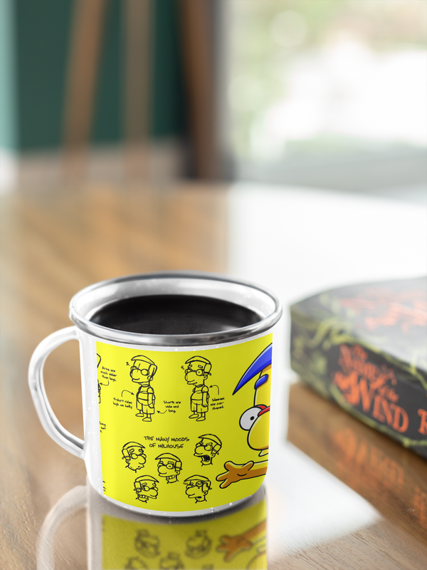 TAZA ENLOZADA LECHERA MILHOUSE VAN HOUTEN LOS SIMPSON - 3