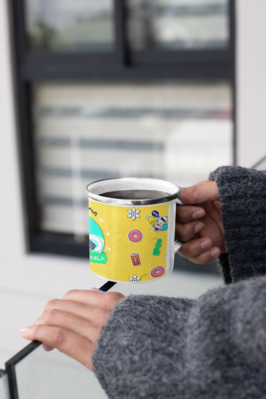 TAZA ENLOZADA LECHERA MEJOR ABUELA REGALO LOS SIMPSONS - 4