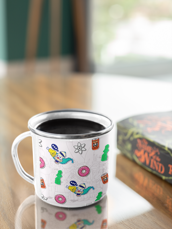 TAZA ENLOZADA LECHERA MEJOR MAMÁ REGALO LOS SIMPSONS - 3