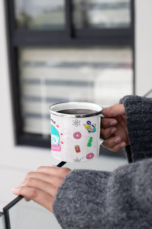 TAZA ENLOZADA LECHERA MEJOR MAMÁ REGALO LOS SIMPSONS - 4
