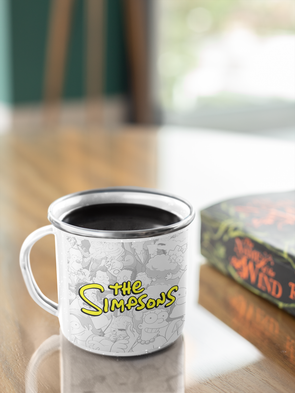TAZA ENLOZADA LECHERA SERIE LOS SIMPSONS COMPLETA - 4