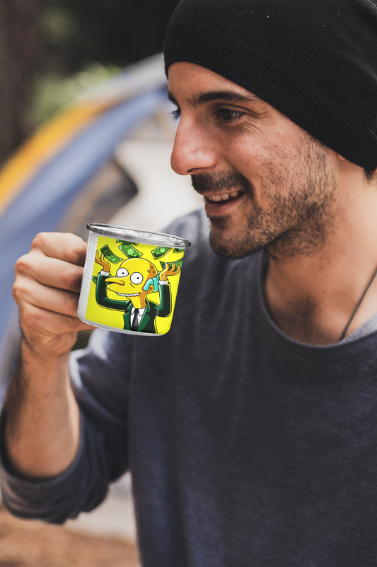 TAZA ENLOZADA LECHERA MONTGOMERY BURNS LOS SIMPSON - 2