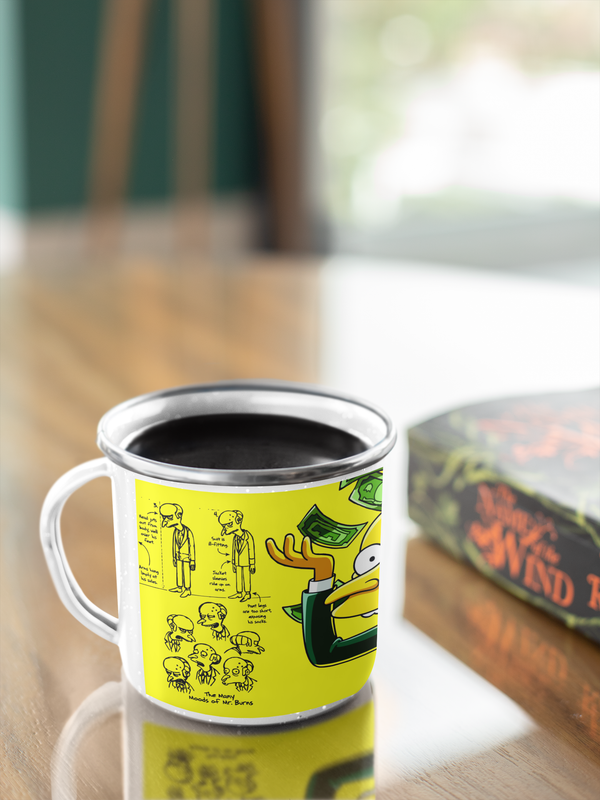 TAZA ENLOZADA LECHERA MONTGOMERY BURNS LOS SIMPSON - 4