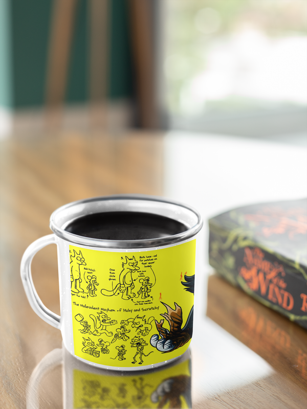 TAZA ENLOZADA LECHERA TOMY GATO TOMY Y DALY LOS SIMPSON - 4