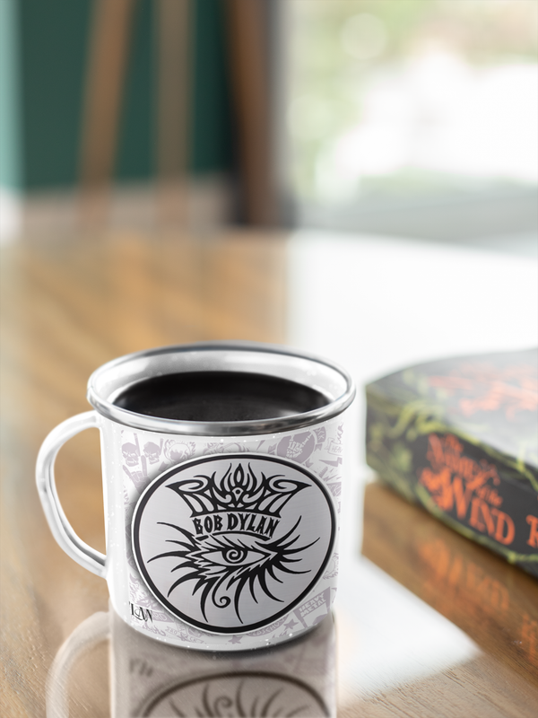 TAZA ENLOZADA LECHERA BOB DYLAN ROCK MUSICA - 3