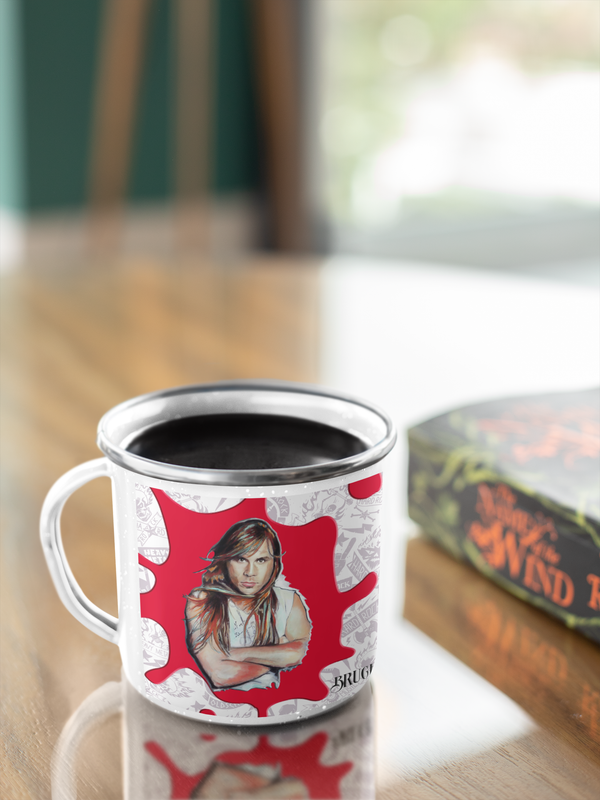 TAZA ENLOZADA LECHERA IRON MAIDEN BRUGE DICKINSON ROCK MUSIC - 3