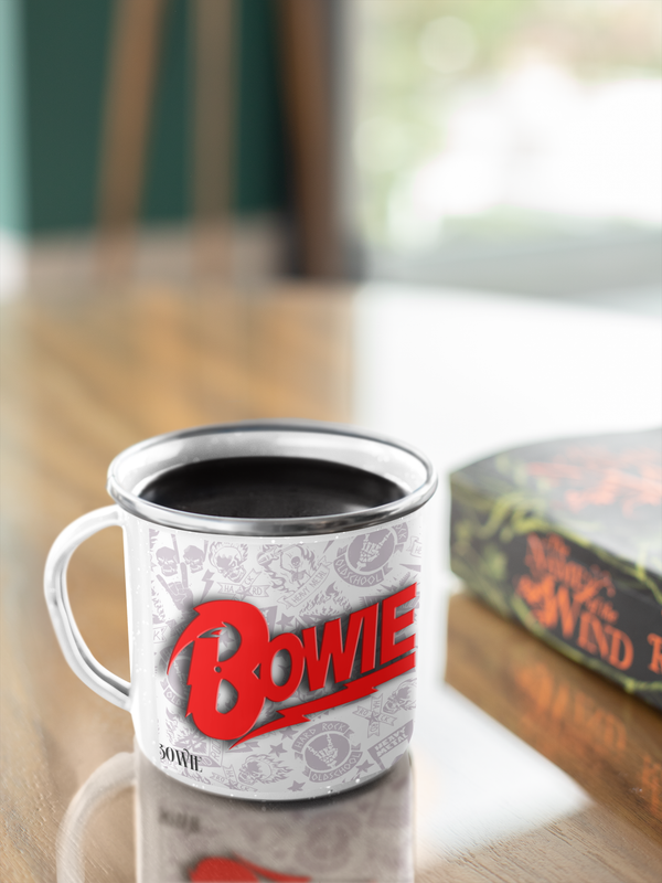 TAZA ENLOZADA LECHERA DAVID BOWIE ROCK MUSICA - 3
