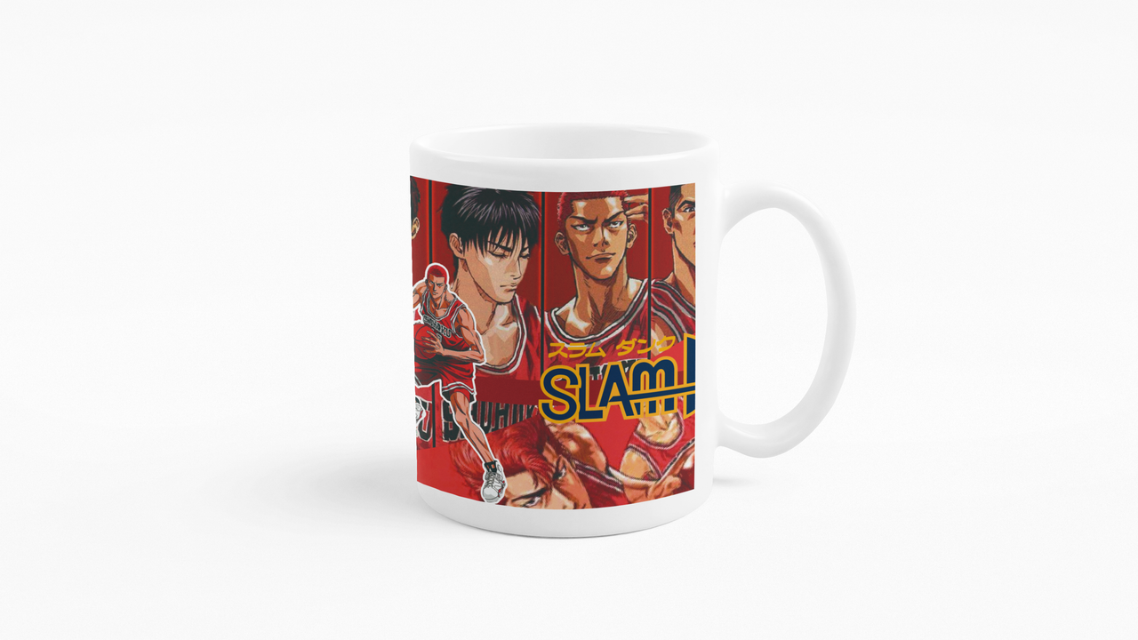 TAZONES TAZAS BLANCAS HANAMICHI SAKURAGI SLAM DUNK - 2