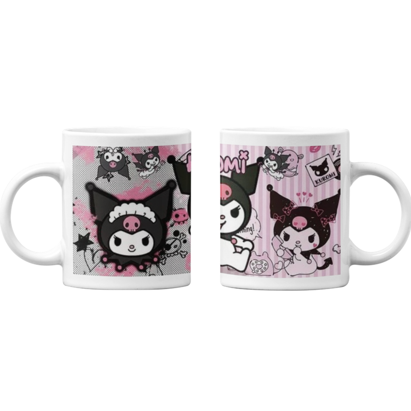 TAZONES TAZAS BLANCAS KUROMI EDICIÓN ESPECIAL ANIME - 1