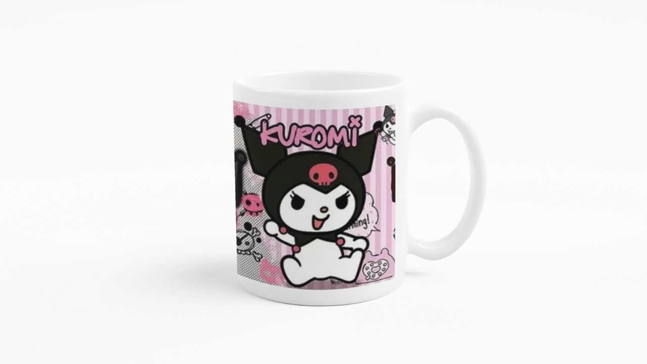 TAZONES TAZAS BLANCAS KUROMI EDICIÓN ESPECIAL ANIME - 2