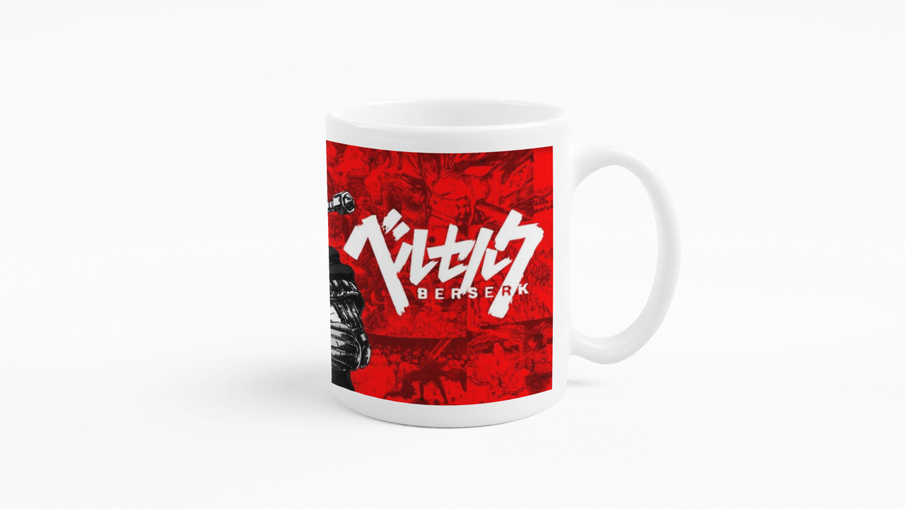 TAZONES TAZAS BLANCAS GUTS BERSERK ANIME - 2